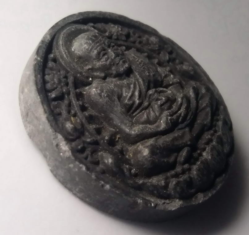 รหัสสินค้า หลวงปู่ทวด วัดต่างๆ 101 หลวงปู่ทวด เนื้อผงใบลาน หลังพระพิฆเณศวร ไม่ทราบที่