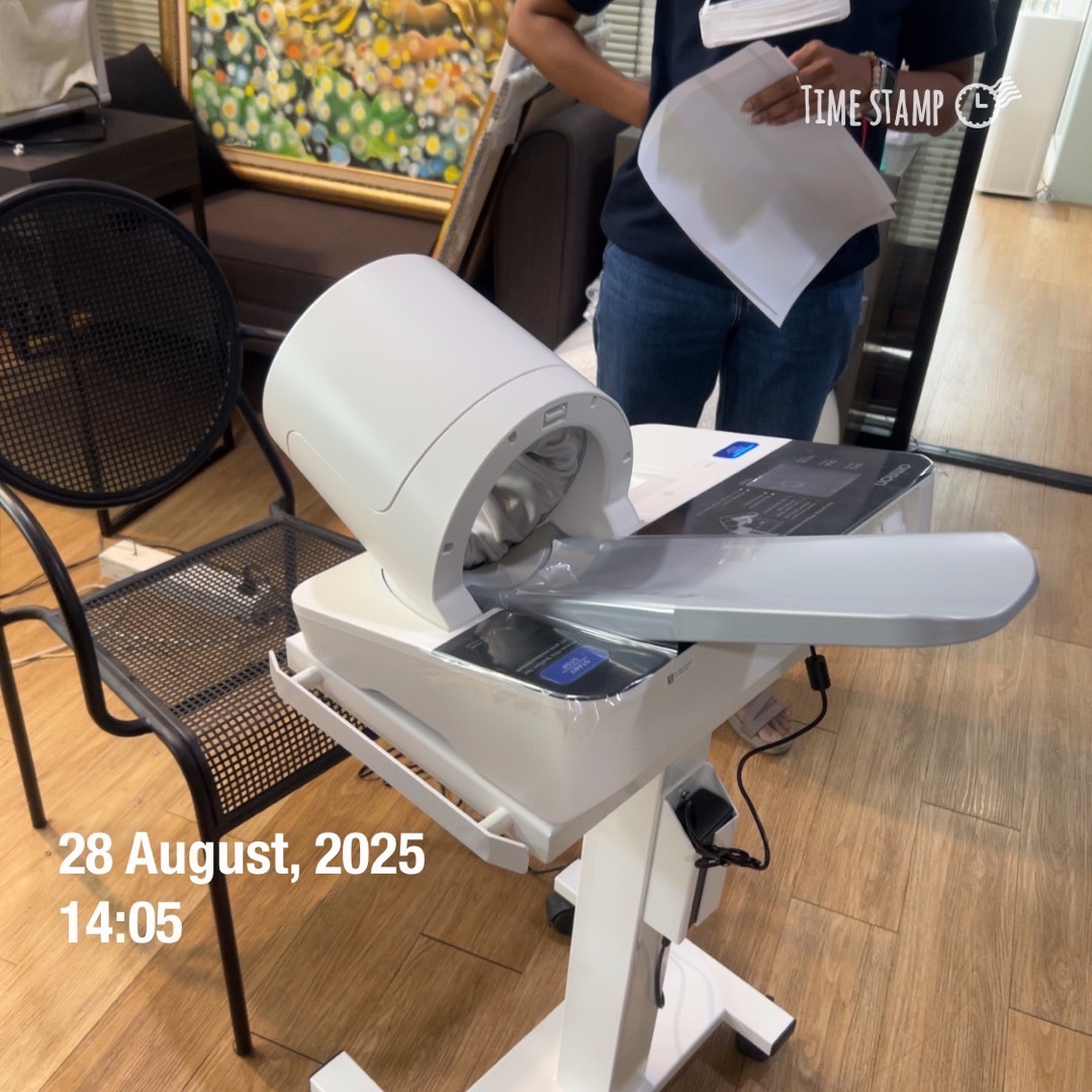 เครื่องวัดความดันโลหิตอัตโนมัติชนิดสอดแขน OMRON HBP-9030 + พร้อมรถเข็นขาตั้งครบชุด + แถมฟรีกระดาษบันทึกผล รับประกัน 1 ปี