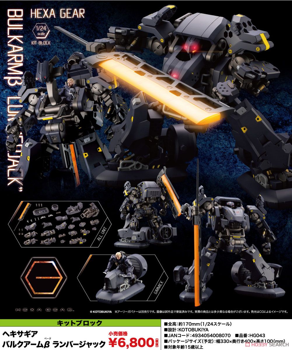 เปิดรับPreorder #มัดจำ 400 บาท Bulkarm Beta Lunberjack (Plastic model)**โมประกอบ*