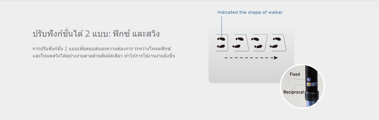 ไม้เท้าช่วยเดิน Karma Walker (WK80) พับเก็บได้ สวย แข็งแรง น้ำหนักเบา ปรับระดับสูงต่ำได้