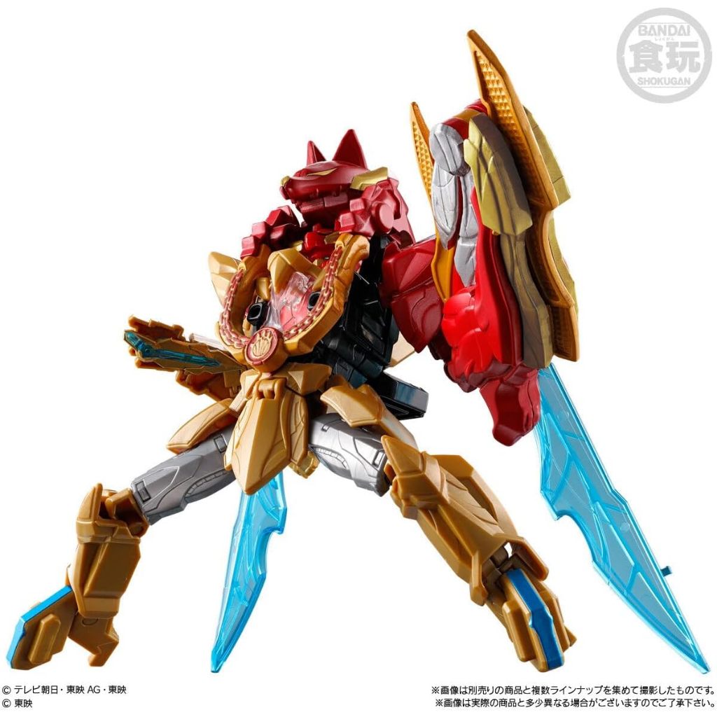 Minipla Gozyuger 03 Black Beast God & Wolf Decalibur 50