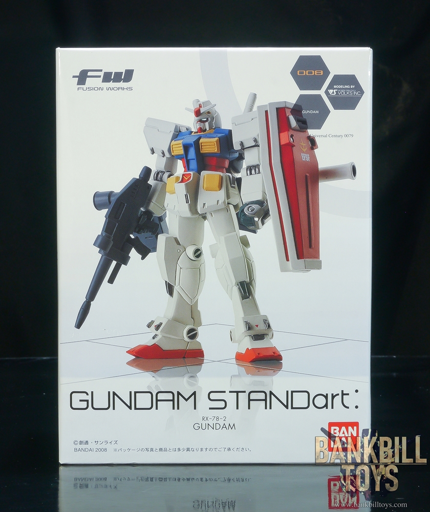 กันดั้ม Bandai Candy Toy FW Gundam STANDart: 3 No.008 RX-78-2 Gundam