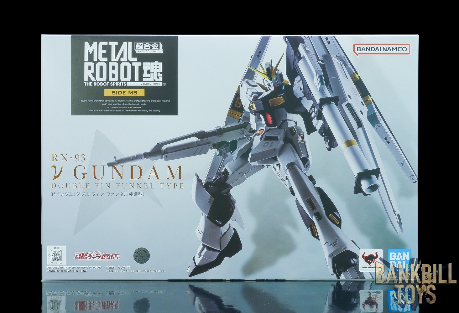 กันดั้ม Bandai Spirits Premium Bandai Tamashii Web Shop Limited Metal Robot Spirits <SIDE MS> RX-93 Nu Gundam Double Fin Funnel Type