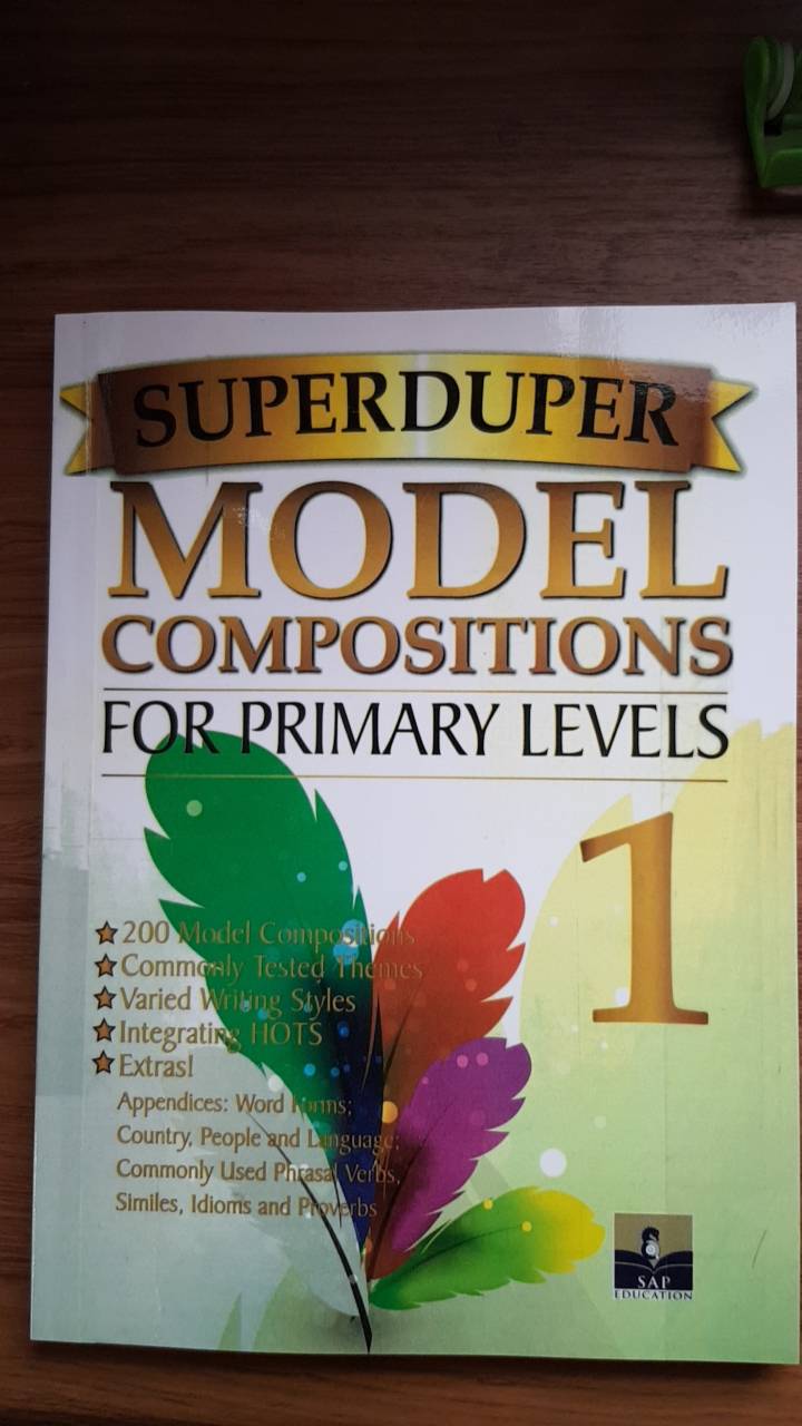 หนังสือฝึกการอ่านและการเขียนภาษาอังกฤษ Superduper Model Composition For Primary Levels 1