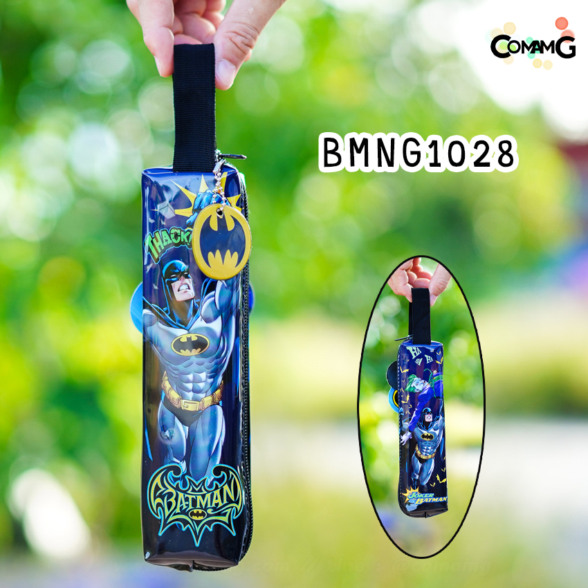 กระเป๋าดินสอ ทรงกระบอกเหลี่ยม กระเป๋าผ้า กระเป๋าใส่ดินสอ ลายการ์ตูนลิขสิทธิ์แท้