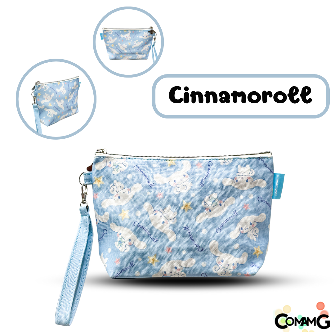 กระเป๋าคล้องมือ ซานริโอ้ (SANRIO) กระเป๋าเครื่องเขียน เครื่องสำอางค์ ลิขสิทธิ์แท้ พร้อมส่ง