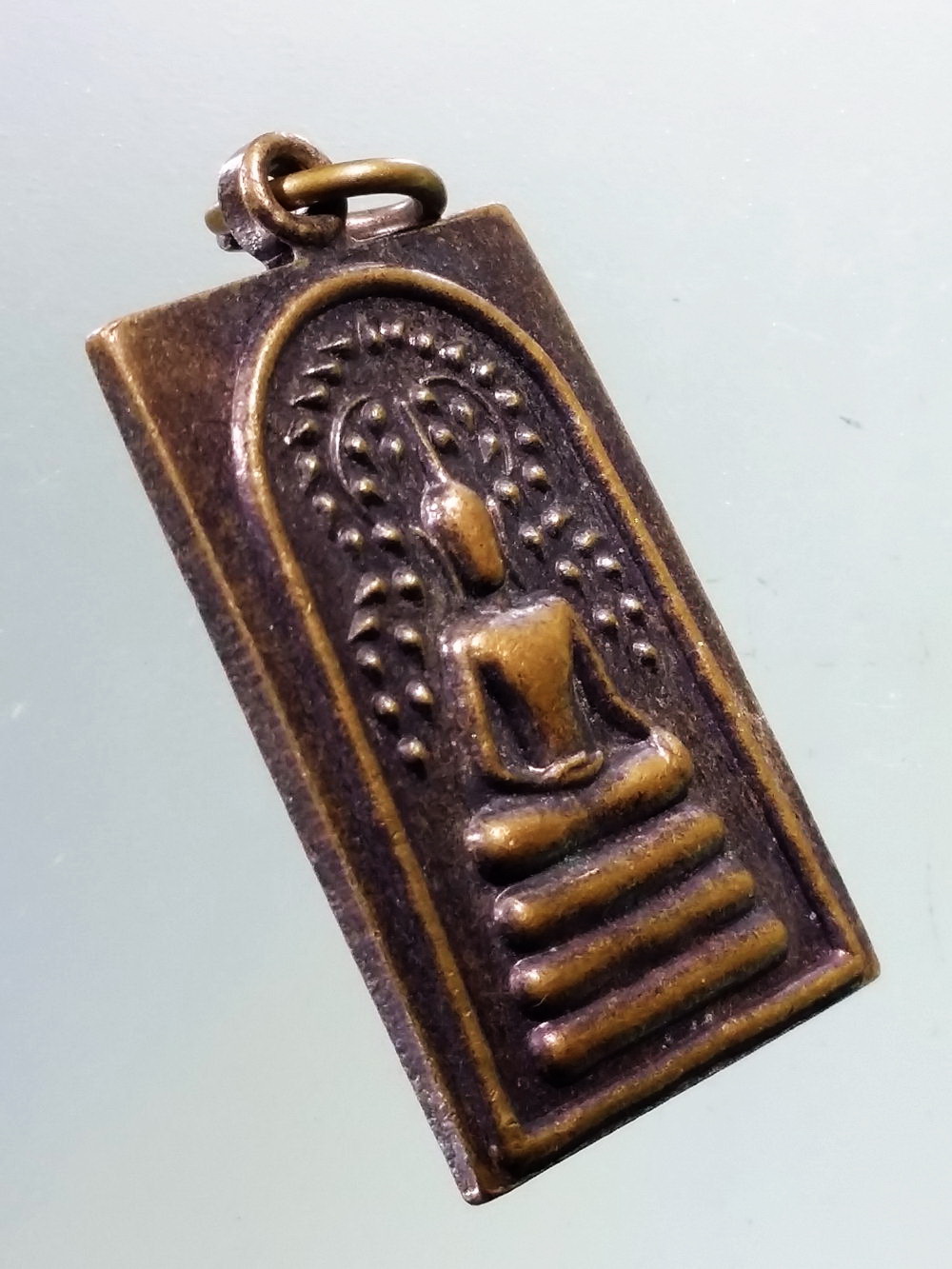 Antig Pim 238 เหรียญสมเด็จ พิมพ์ปรกโพธิ์ สะดุ้งกลับ ปั๊ม วัดบางหอ อำเภอบ้านแหลม จังหวัดเพชรบุรี