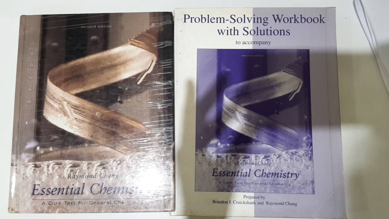 Essential Chemistry เคมีทั่วไป (A Core Text For General Chemistry) 2nd Edition By Raymond Chang + Problem-Solving Workbook with Solution (หนังสือพร้อมหนังสือเฉลย)