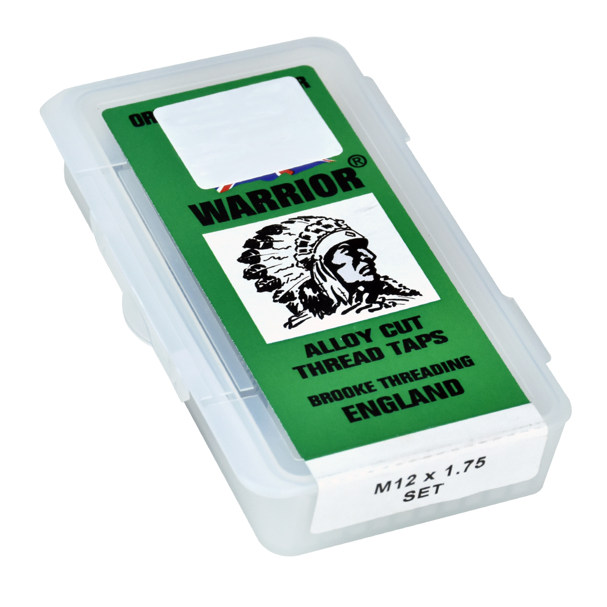 WARRIOR ต๊าปเกลียวตัวผู้ คนป่า 12x1.75 (3 ชิ้น/ชุด)