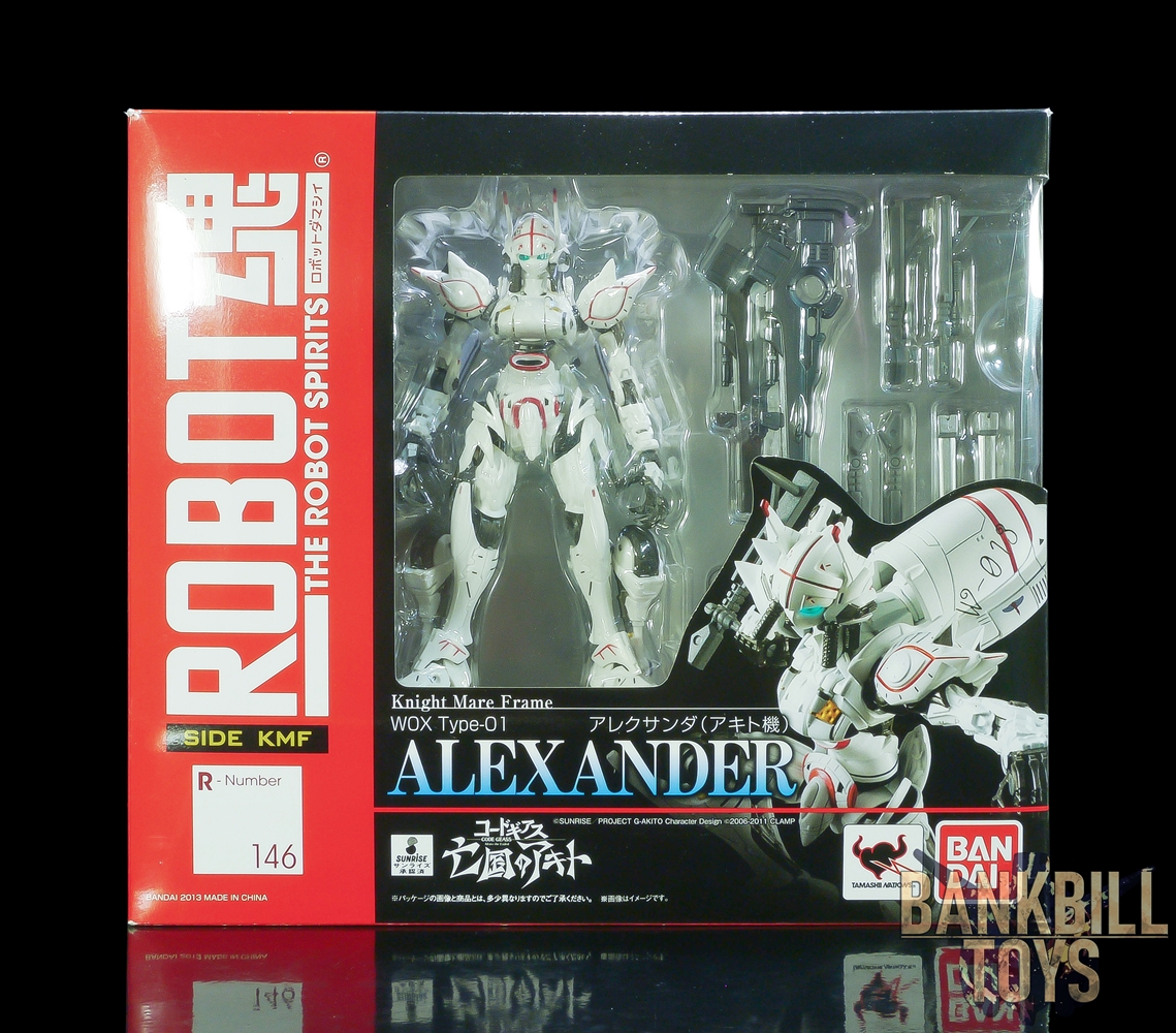 โค้ดกีอัส Code Geass Bandai The Robot Spirits <SIDE KMF> R-146 WOX-Type01 Alexander [Akito]