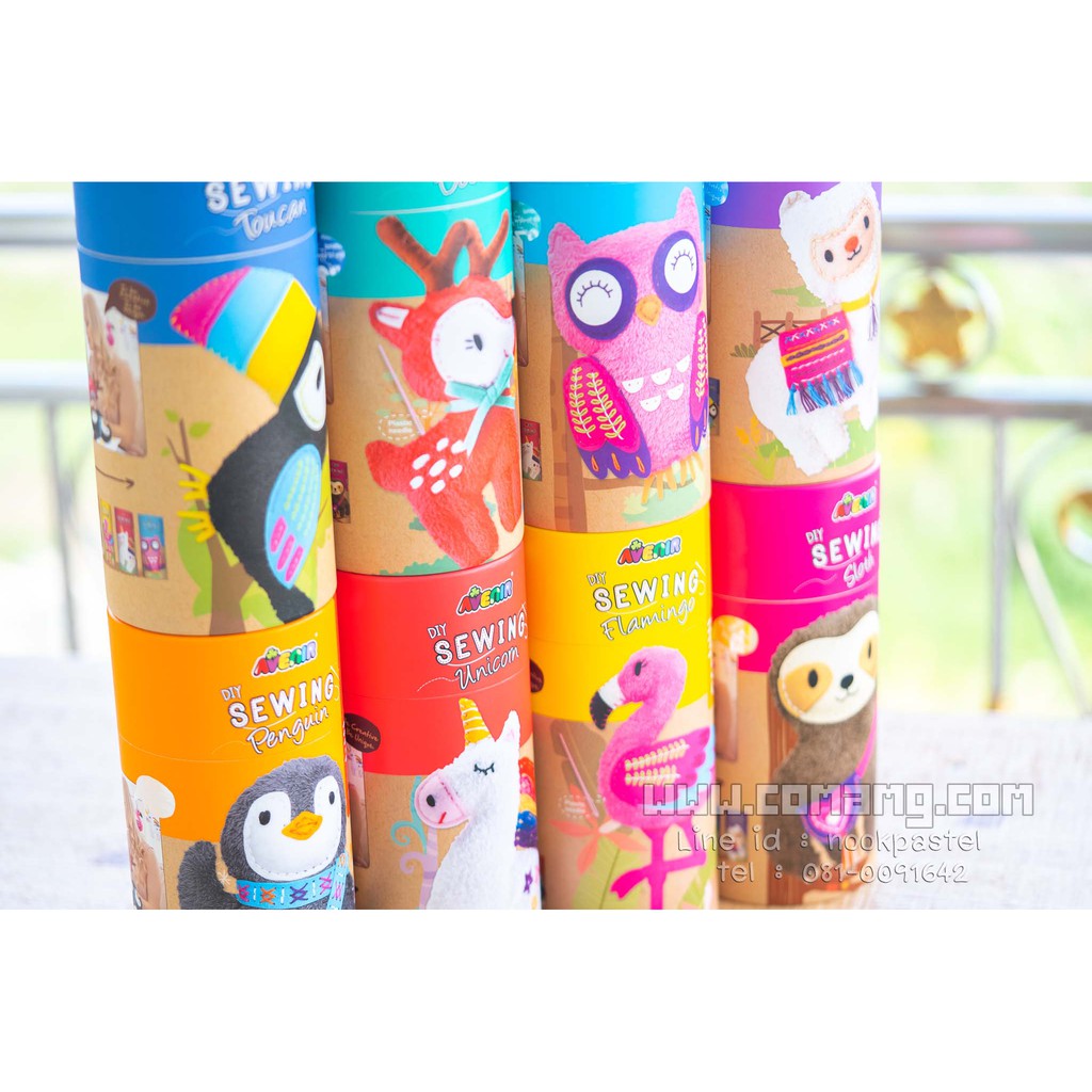 ชุดเย็บตุ๊กตา DIY Avenir Sewing Set จากเยอรมัน Avenir Sewing Kit (รุ่นกระบอก Big Size)