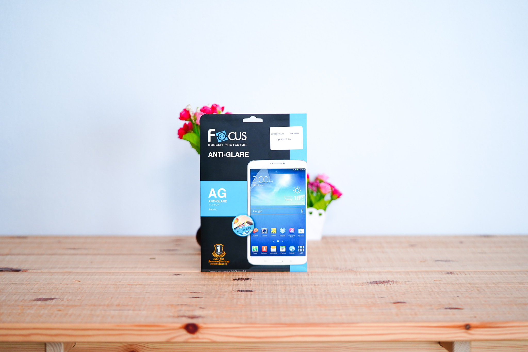 ฟิล์มNintendo Switch กันรอยหน้าจอ แบบใสและแบบด้าน ยี่ห้อFocus Nintendo Switch 6.2นิ้ว และOLED