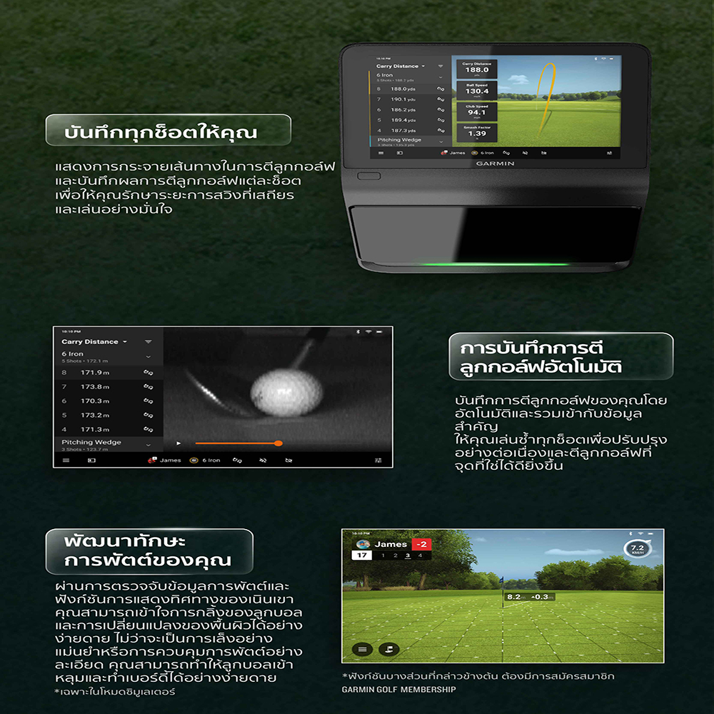 Garmin Approach R50 010-02542-10 ประกันศูนย์ไทย 2 ปี
