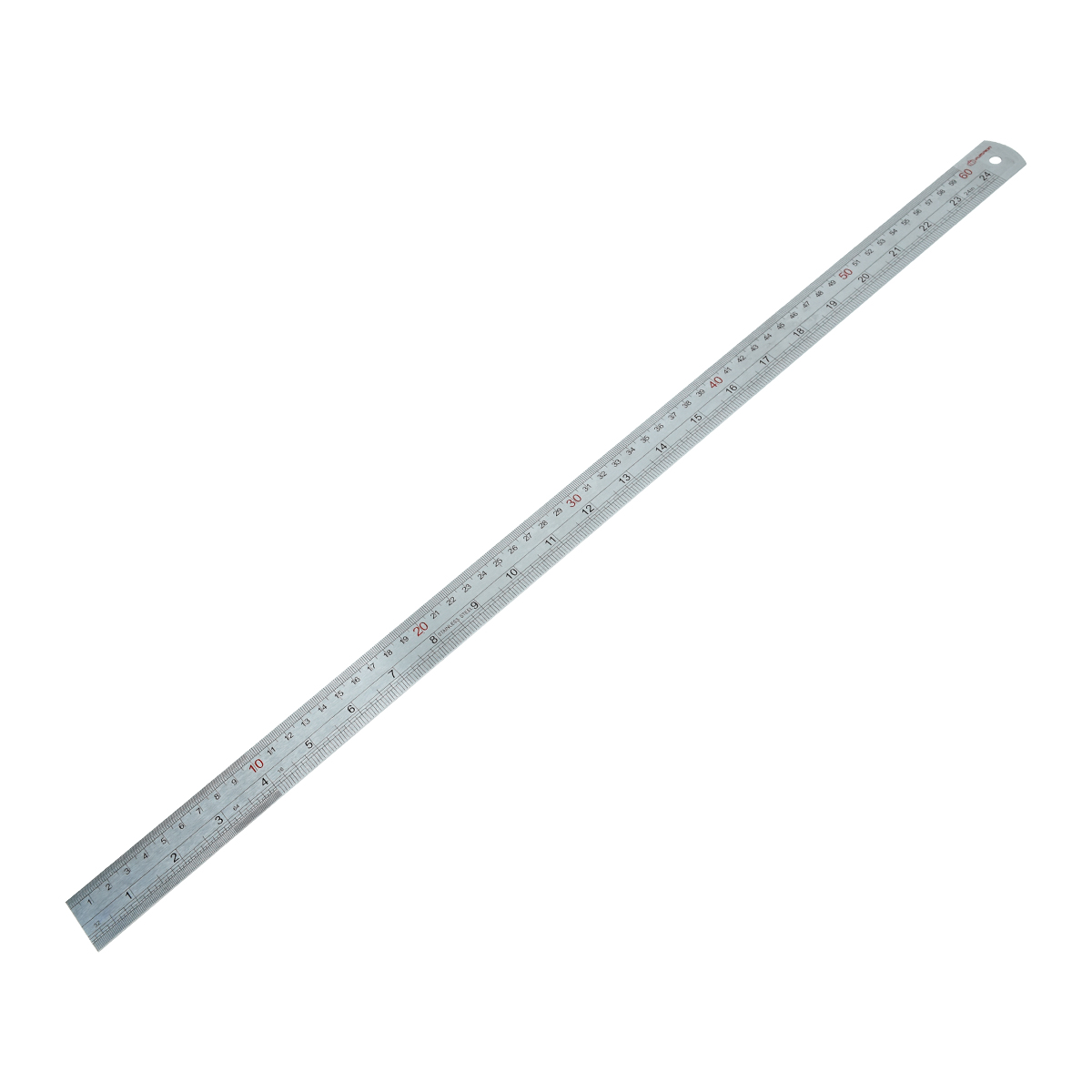 Pumpkin ไม้บรรทัดสแตนเลส INOX24" 600mm อย่างหนา PTT-24R600S [29413]