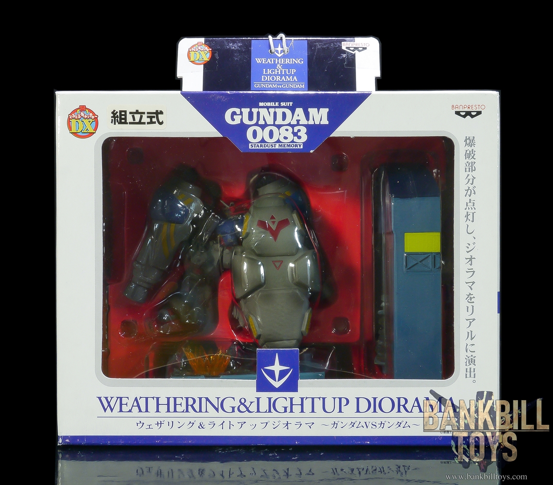 กันดั้ม Banpresto Weathering & Light Up Diorama ~Gundam VS Gundam~ RX-78GP02A Gundam "Physalis"