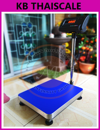 เครื่องชั่ง500กิโลกรัม ตาชั่งดิจิตอล เครื่องชั่งดิจิตอล เครื่องชั่งตั้งพื้น 500kg ความละเอียด 50g ZEPPER A12E-PB8080-500 platform scale แท่นชั่งขนาด 80x80cm. (ตัวเลขดิจิตอล LCD สีเเดง)