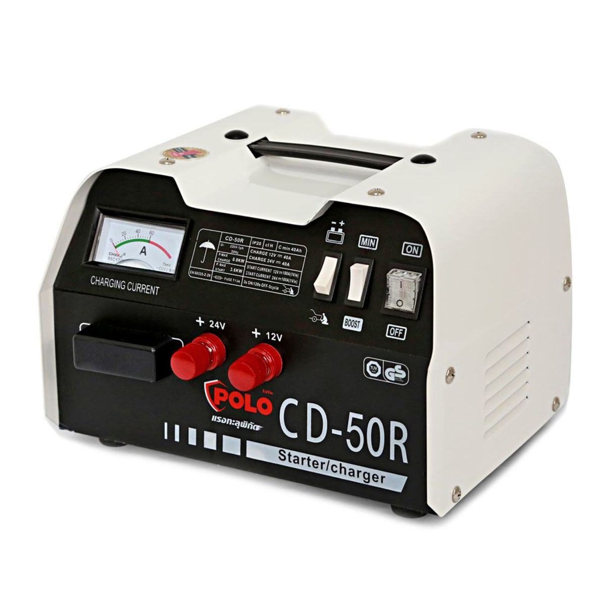 POLO (WELDING) ตู้ชาร์จแบต 40A สตาร์ทได้ CD50R