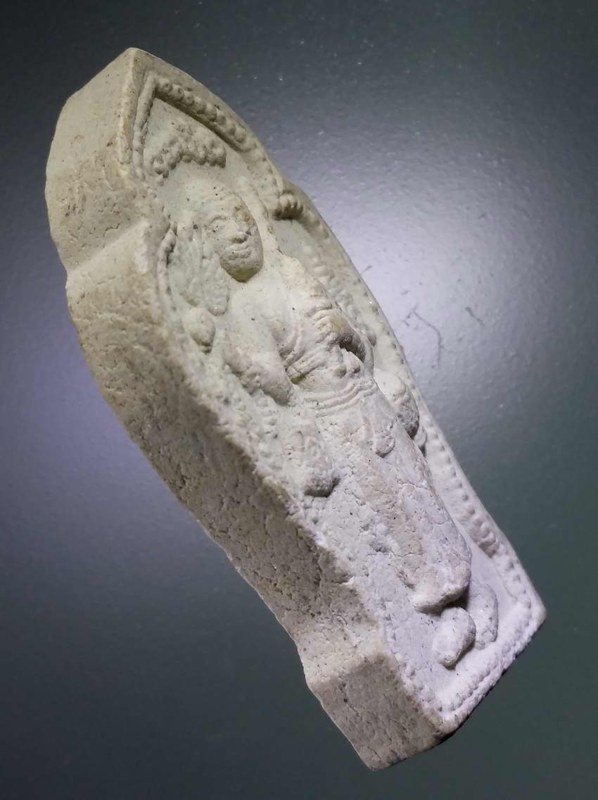 รหัสสินค้า พระไม่ทราบที่ 530 พระสิวลีเนื้อผง หลังยันต์ นะชาลีติไม่ทราบที่