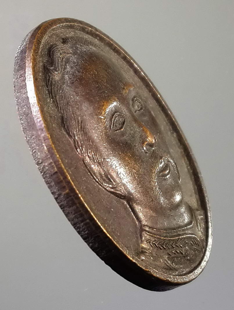 รหัสสินค้า พระมหากษัตริย์ และบุคคลสำคัญ 031 เหรียญรัชกาลที่ 5 หลังจปร จุฬาลงกรณ์ บรมราชาธิราช สร้างปี 2540 พระรายการนี้ให้เช่าบูชาเเล้ว