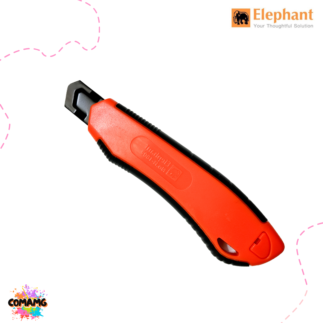 คัตเตอร์Elephant มีดคัตเตอร์ Premium รุ่น R-1802 18 มม. ใบมีด SK2 ออกใบภาษีได้