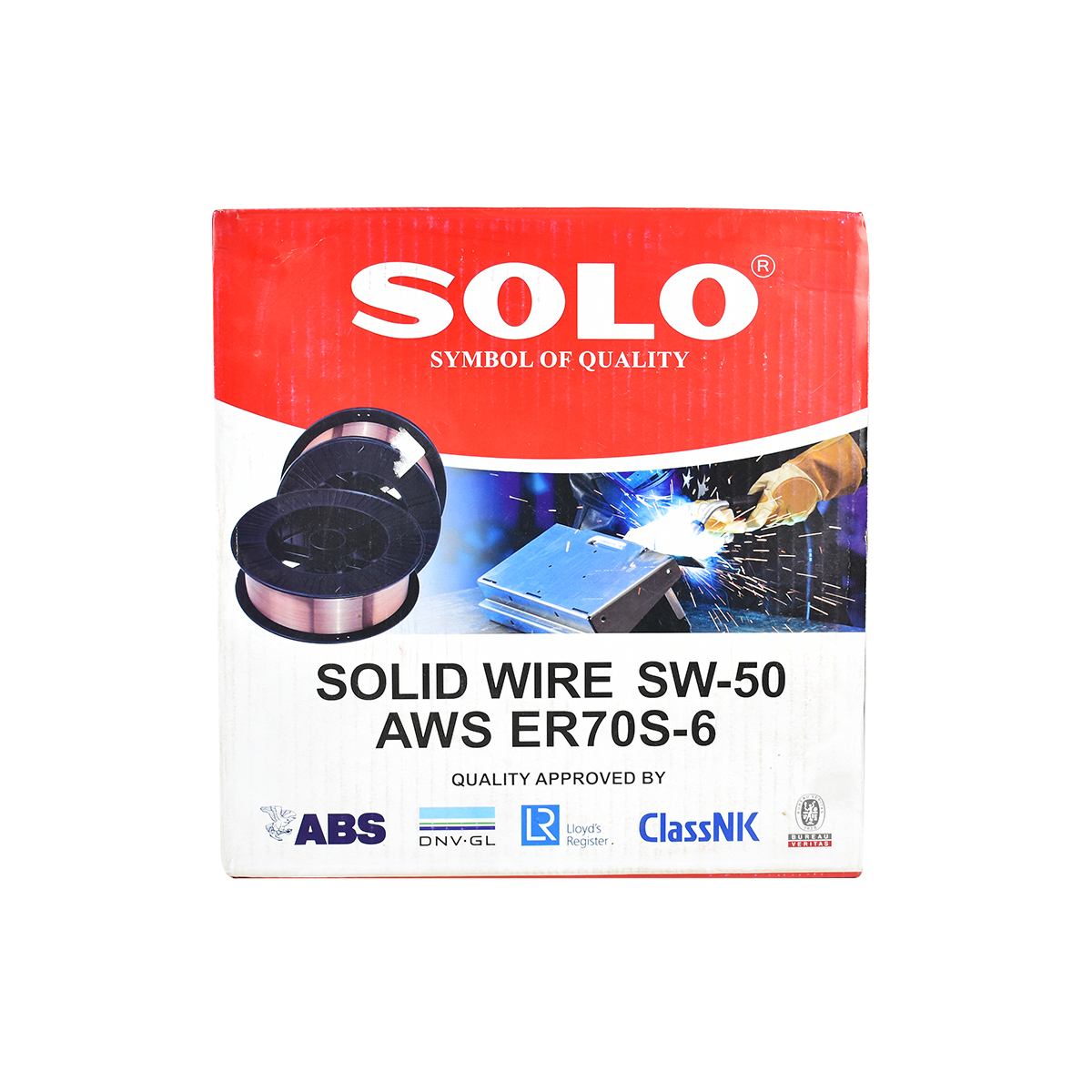 ลวดเชื่อมโซโล SOLID WIRE SW-50 0.9 มม.