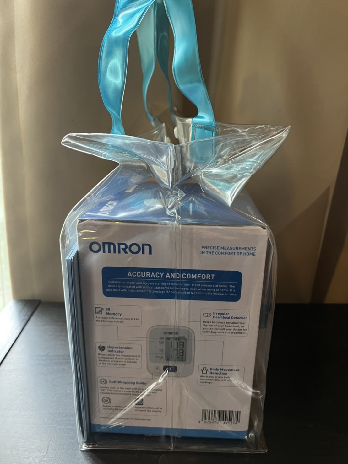 Omron เครื่องวัดความดันโลหิตอัตโนมัติ แบรนด์ OMRON รุ่น HEM-7121 ประกันศูนย์ 5 ปี แถม Adapter