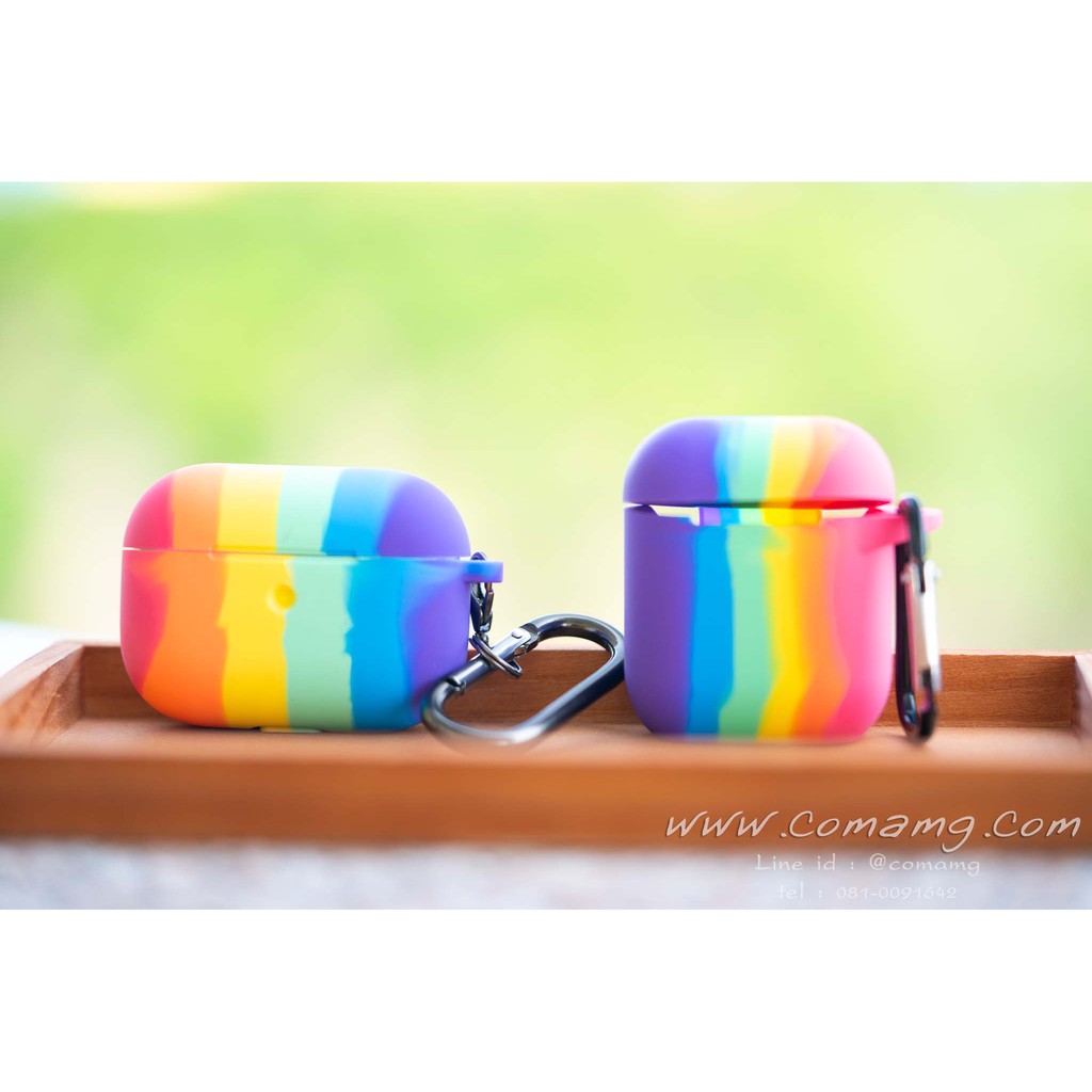 case Air pod สีรุ้ง ( แอร์พ็อต เคส)