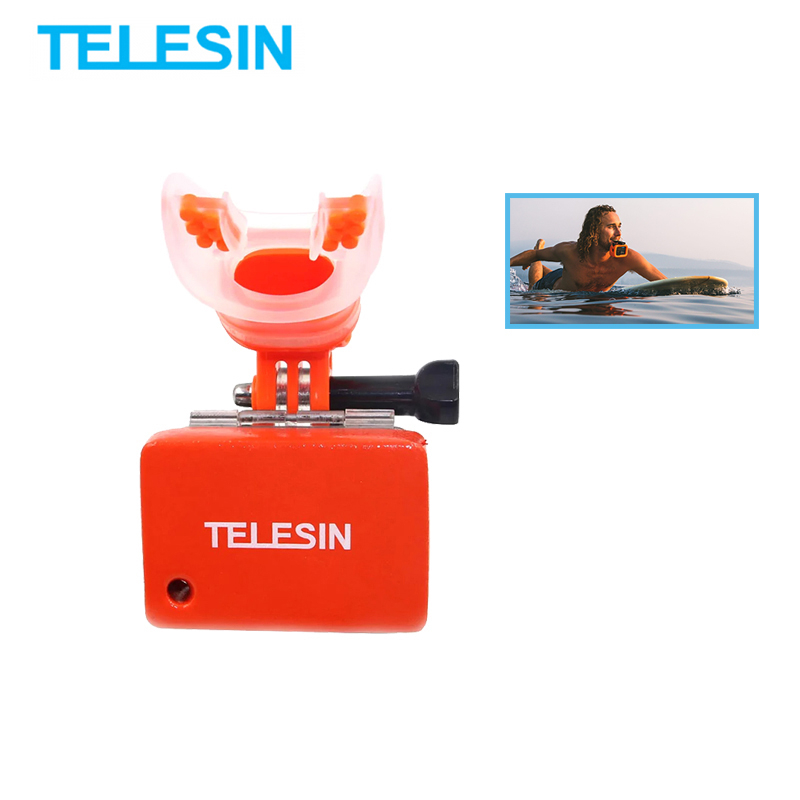 Telesin Bite Mouth Mount Holder for GoPro / Insta360 / DJI / SJCAM / Xiaomi / Action camera
