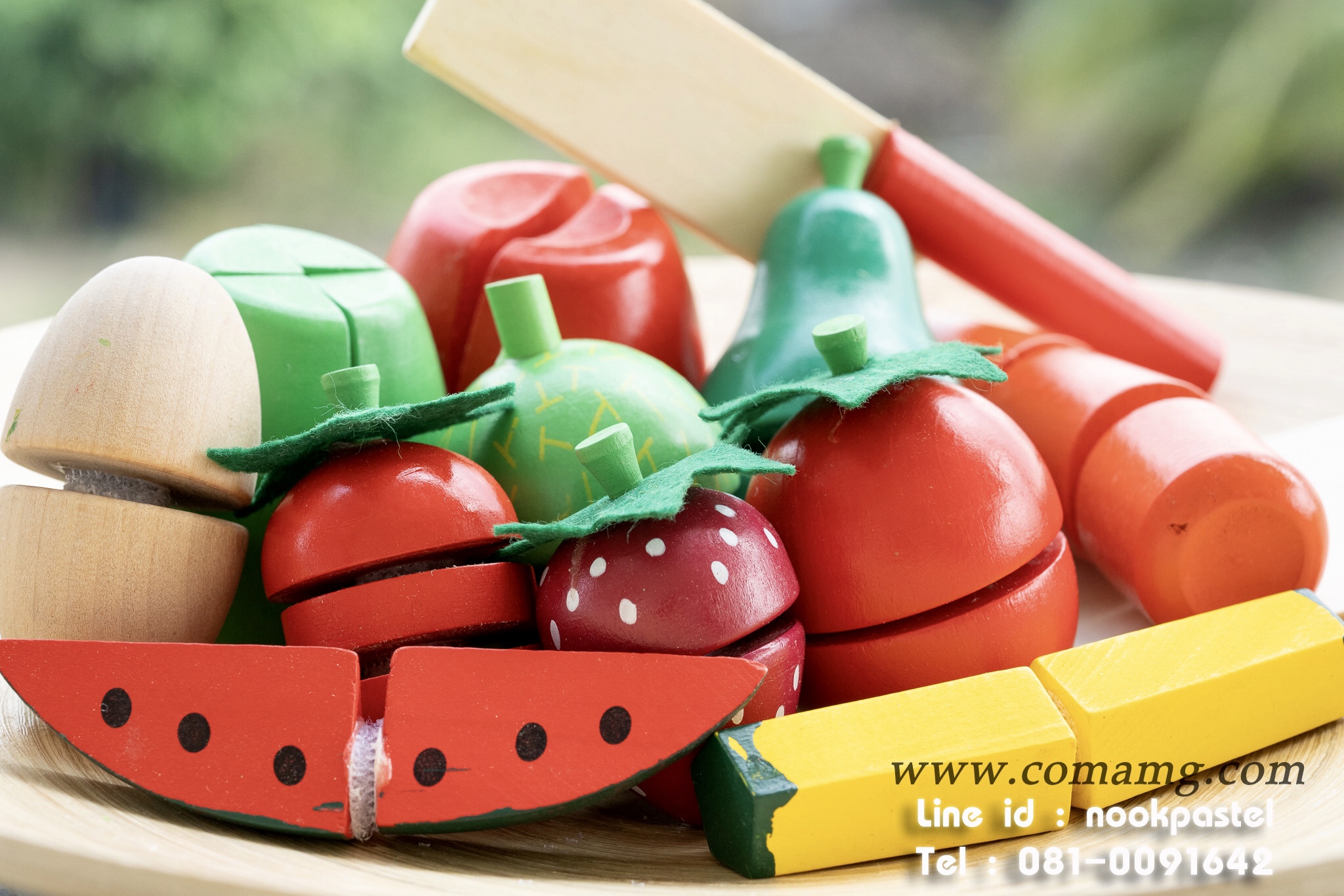 ผลไม้ผ่าซีก (รุ่นถัง)