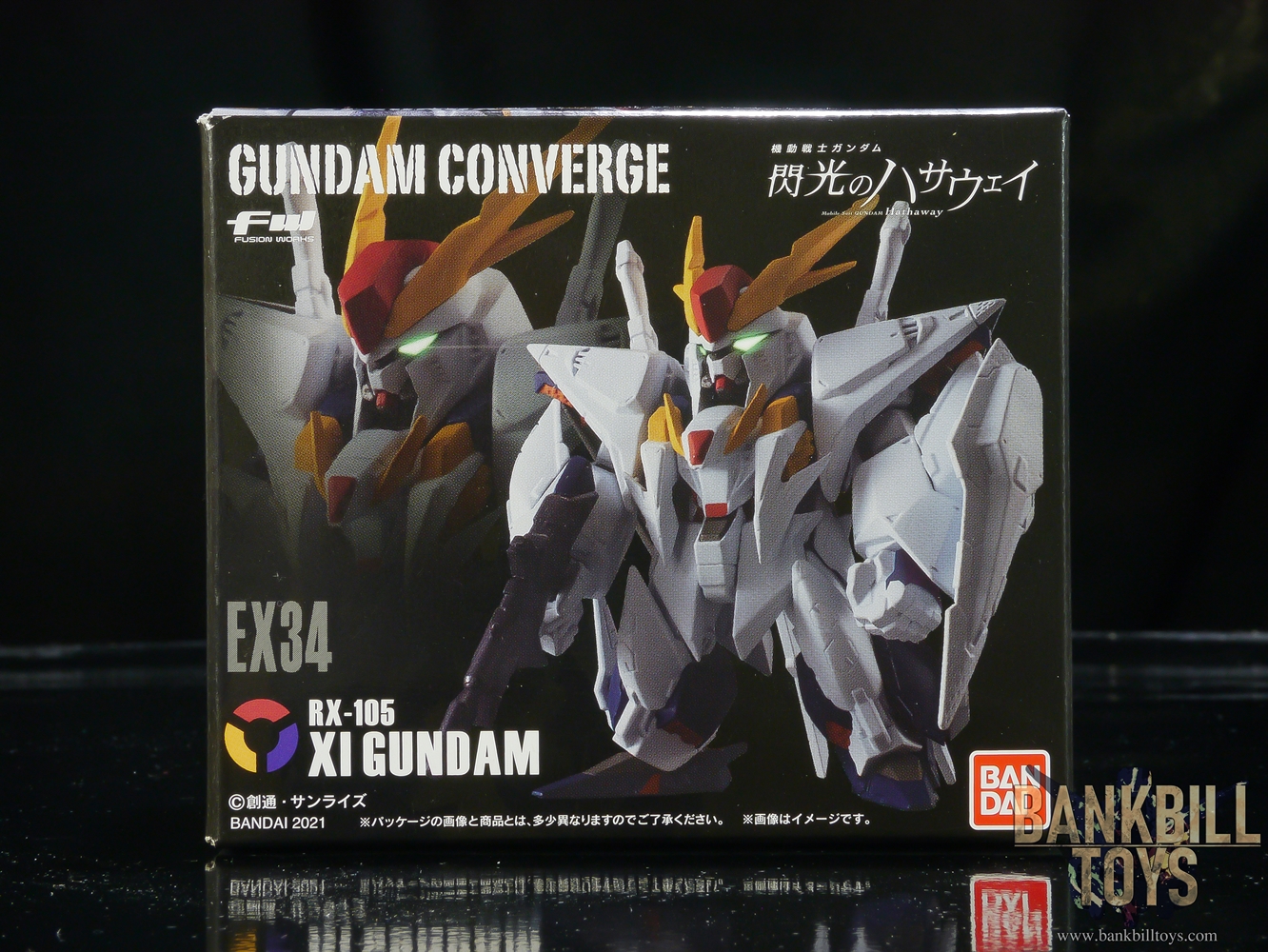 กันดั้ม Bandai Candy Toy FW Gundam Converge EX34 RX-105 Xi Gundam