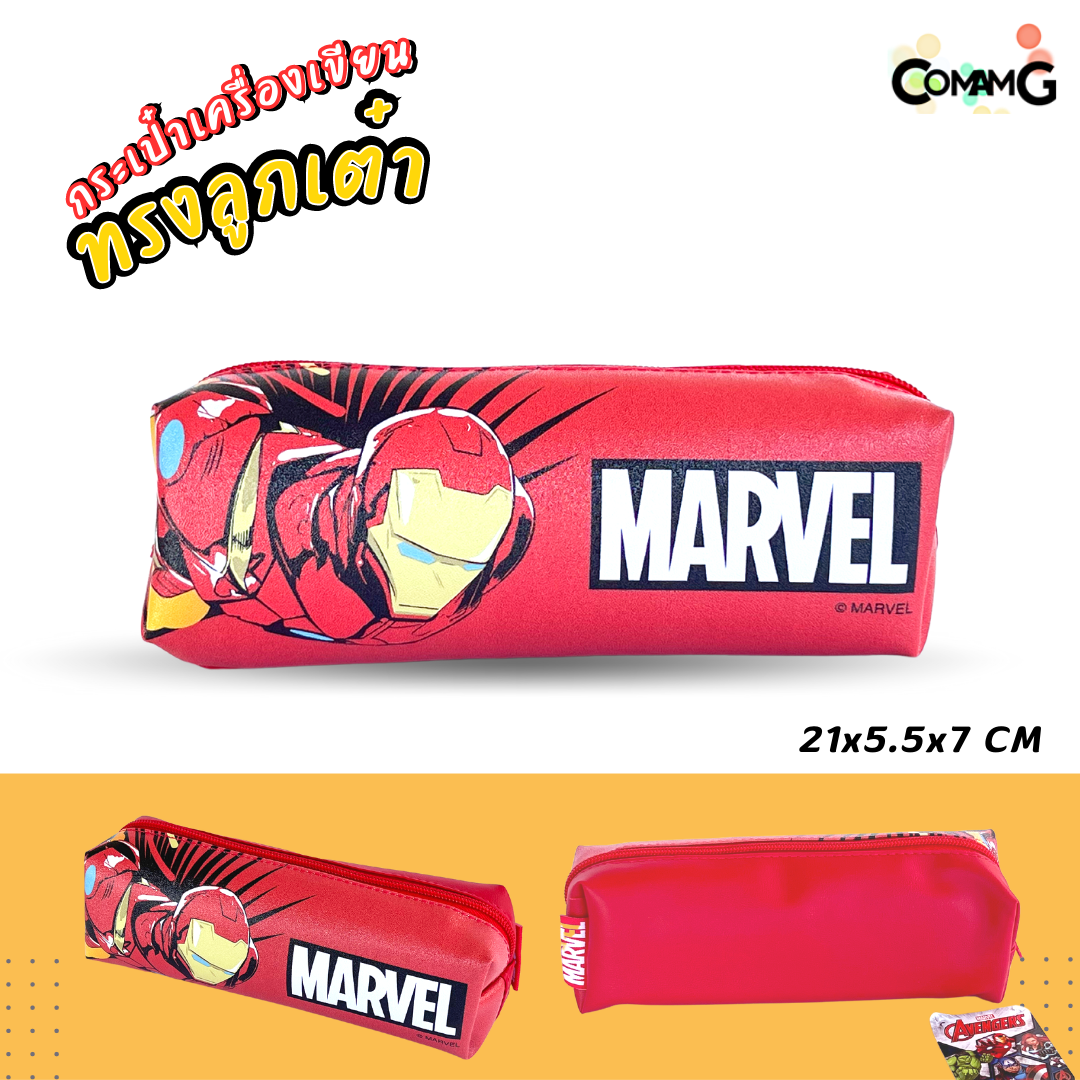 กระเป๋าดินสอลายการ์ตูน ทรงสี่เหลี่ยมผืนผ้า หนังpu ทรงลูกเต๋า ลายลิขสิทธิ์แท้