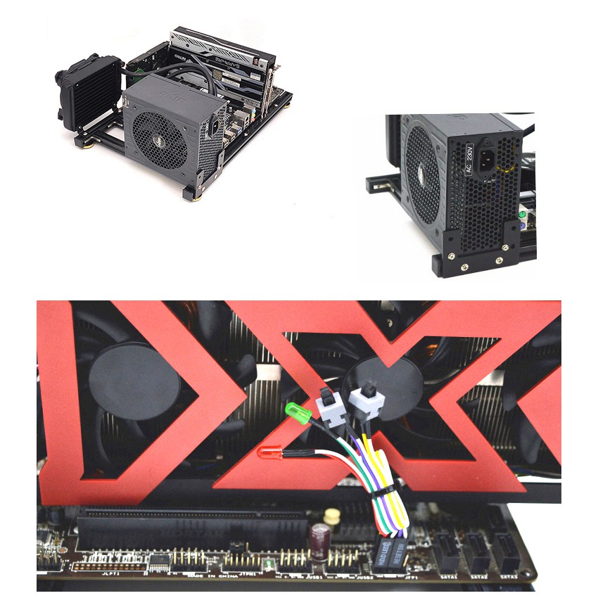 TestBed เคสคอมพิวเตอร์ DIY โครงอลูมิเนียม