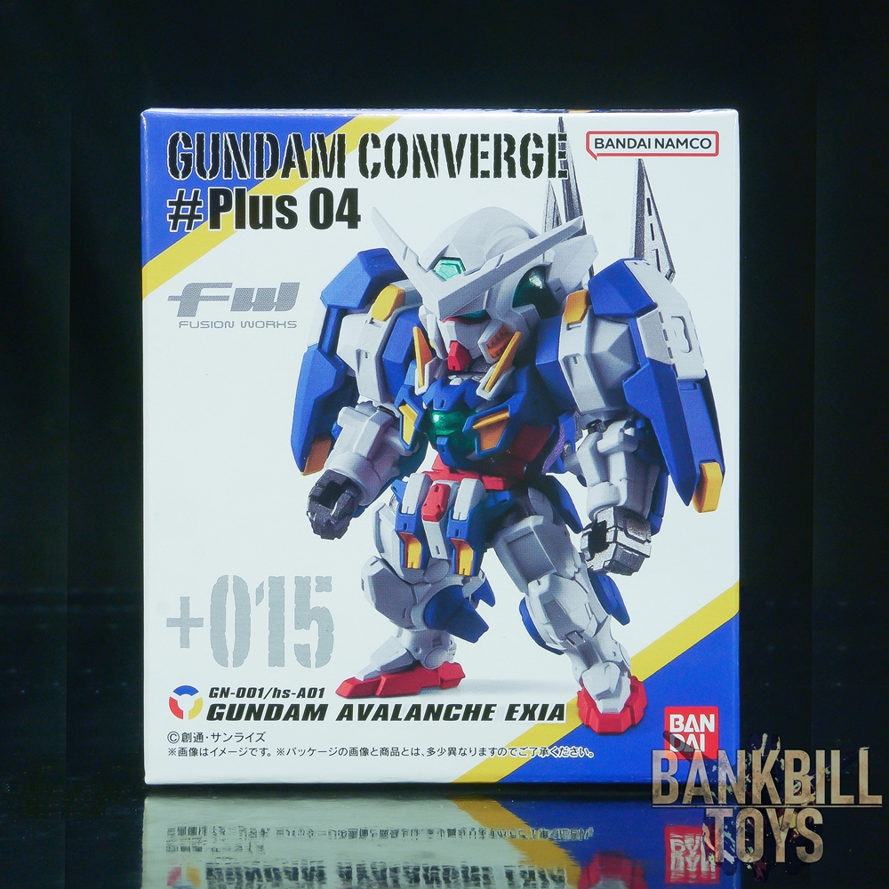 กันดั้ม Bandai Candy Toy FW Gundam Converge #Plus 04 No.+015 GN-001/hs-A01 Gundam Avalanche Exia
