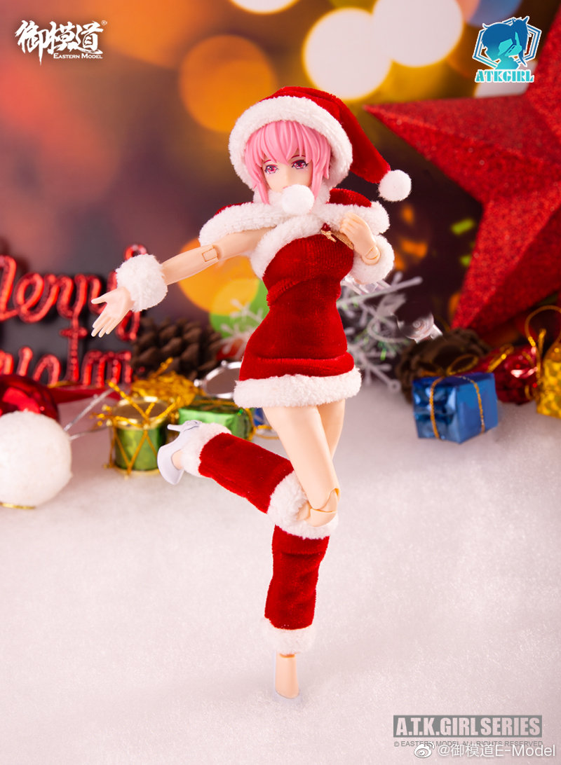 [E-Model] 1/12 A.T.K. GIRL Christmas outfits (เฉพาะชุด Santa และ บอดี้ 1เซตไม่มีหัวนะครับ)