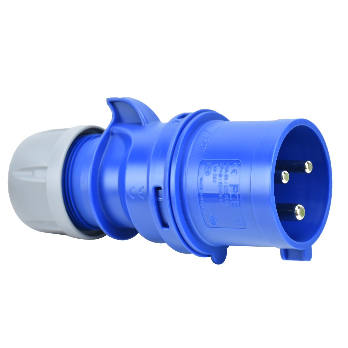 PCE ปลั๊ก PW ตัวผู้ ชนิดกันฝุ่น(IP44) 32A 230V 3Pin 023-6V
