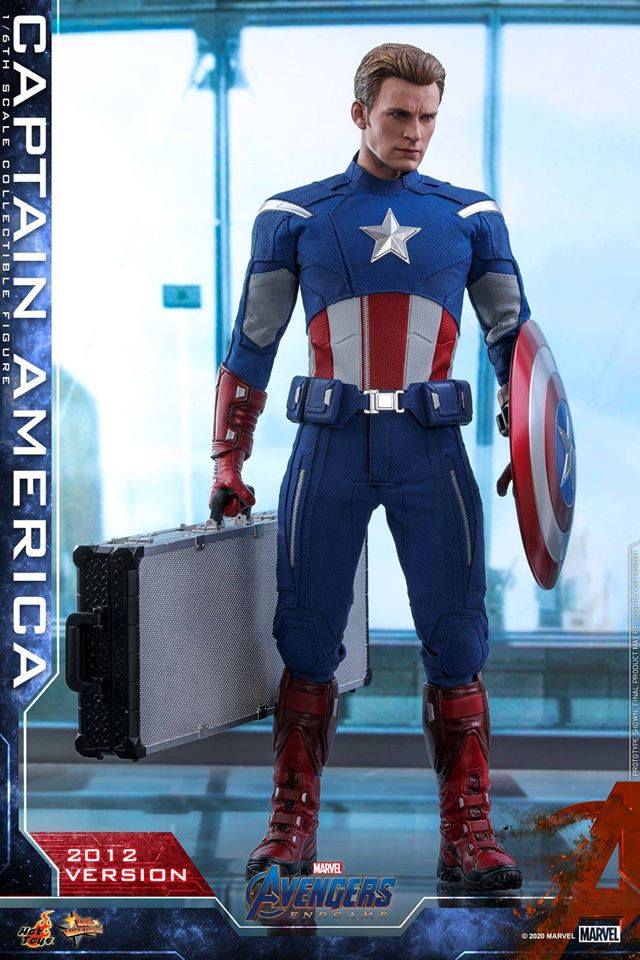 เปิดรับPreorder มัดจำ 4000 บาท r Hot Toys – MMS563 Avengers: Endgame - 1/6th scale Captain America (2012 Version) Collectible Figure