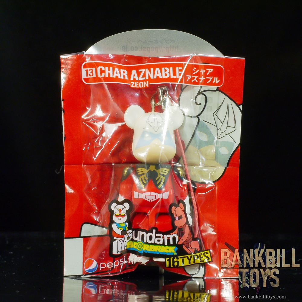 กันดั้ม Medicom Toy Pepsi NEX Mobile Suit Gundam BE@RBRICK 70% No.13 Char Aznable