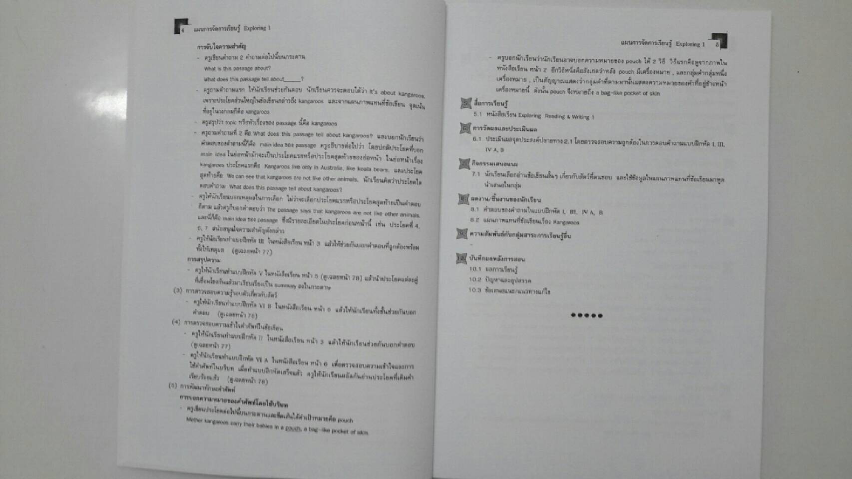 คู่มือครู+เฉลย EXPLORING READING & WRITING Level 1(ม.1) อ.มาลินี จันทวิมล สำนักพิมพ์ไทยวัฒนาพานิช (ทวพ)