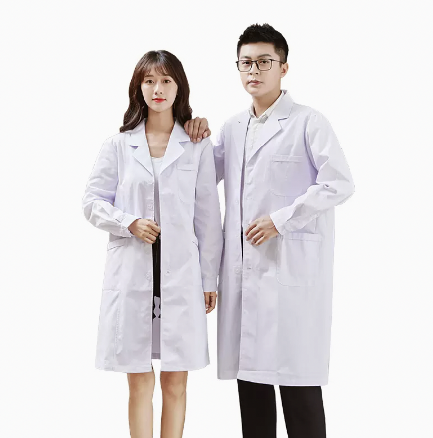 เสื้อกาวน์แพทย์ เสื้อกาวน์คุณหมอ เสื้อกาวน์นักเรียนแพทย์ เสื้อกาวน์สำหรับใช้งานในโรงพยาบาล ผ้าเนื้อดี มีบริการปักชื่อ