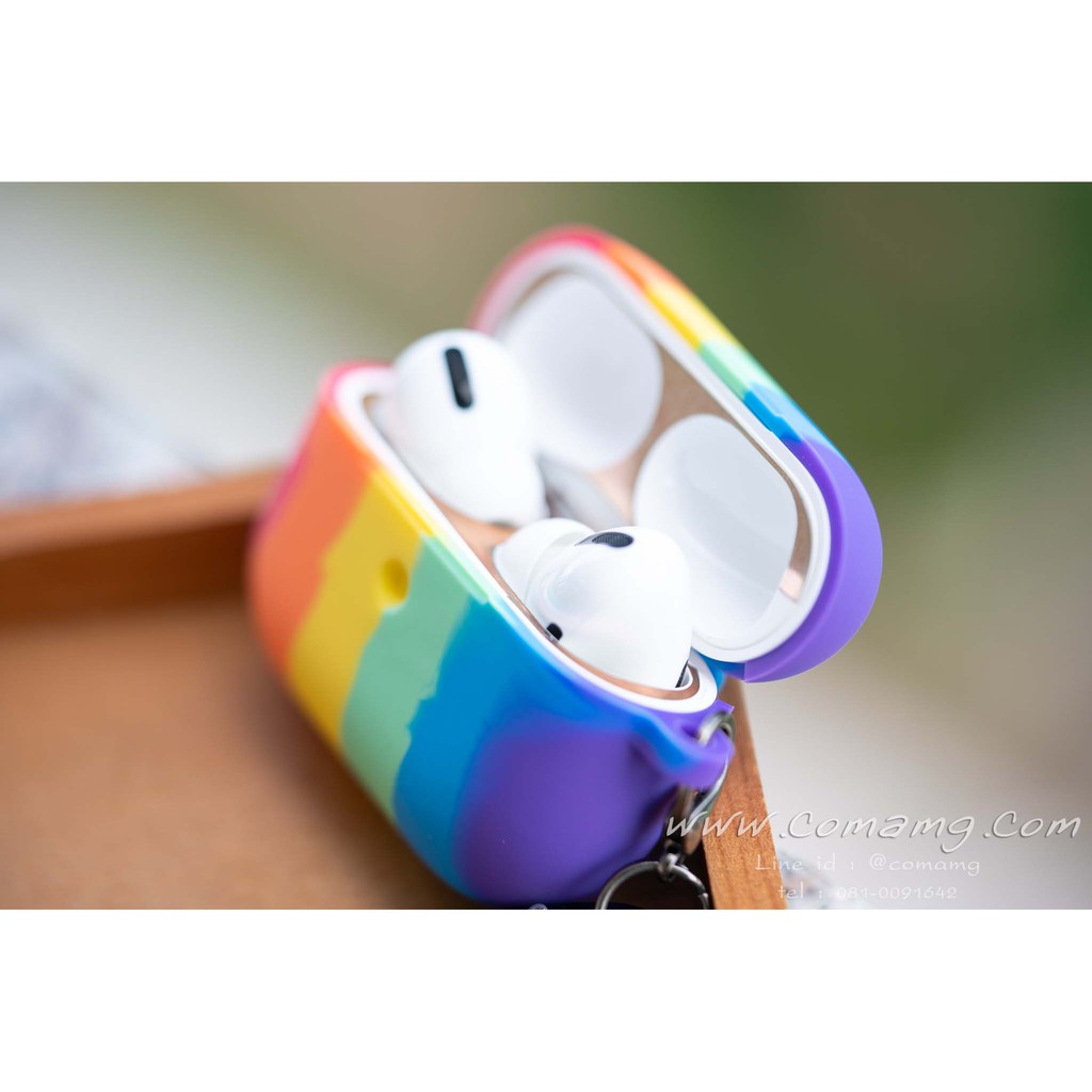 case Air pod สีรุ้ง ( แอร์พ็อต เคส)