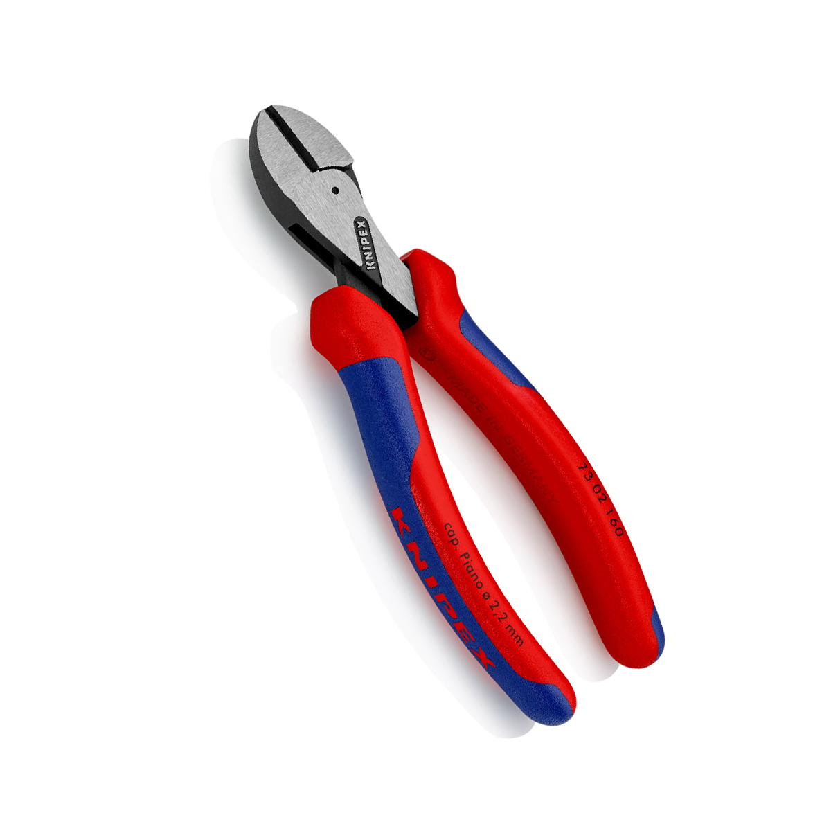 KNIPEX คีมตัดทแยงมุมแบบกะทัดรัด การส่งผ่านแรงงัดสูง (160mm.) NO.73 02 160 X-Cut