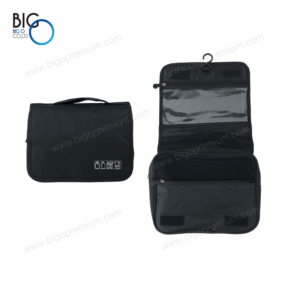 กระเป๋าจัดระเบียบพรีเมี่ยม ใส่อุปกรณ์อาบน้ำ พับเก็บได้ 1 ชั้น