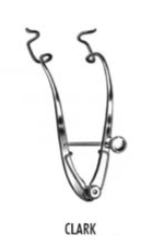 Clark Eye Specula retractor 8 cm.
