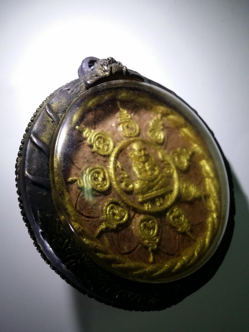 รหัสสินค้า จตุคามรามเทพ 157 พระเทวราชโพธิสัตว์ จตุคามรามเทพ - หลวงปู่ทวด พิมพ์ ๙ นะ วัดห้วยมงคล จังหวัดประจวบคีรีขันธ์