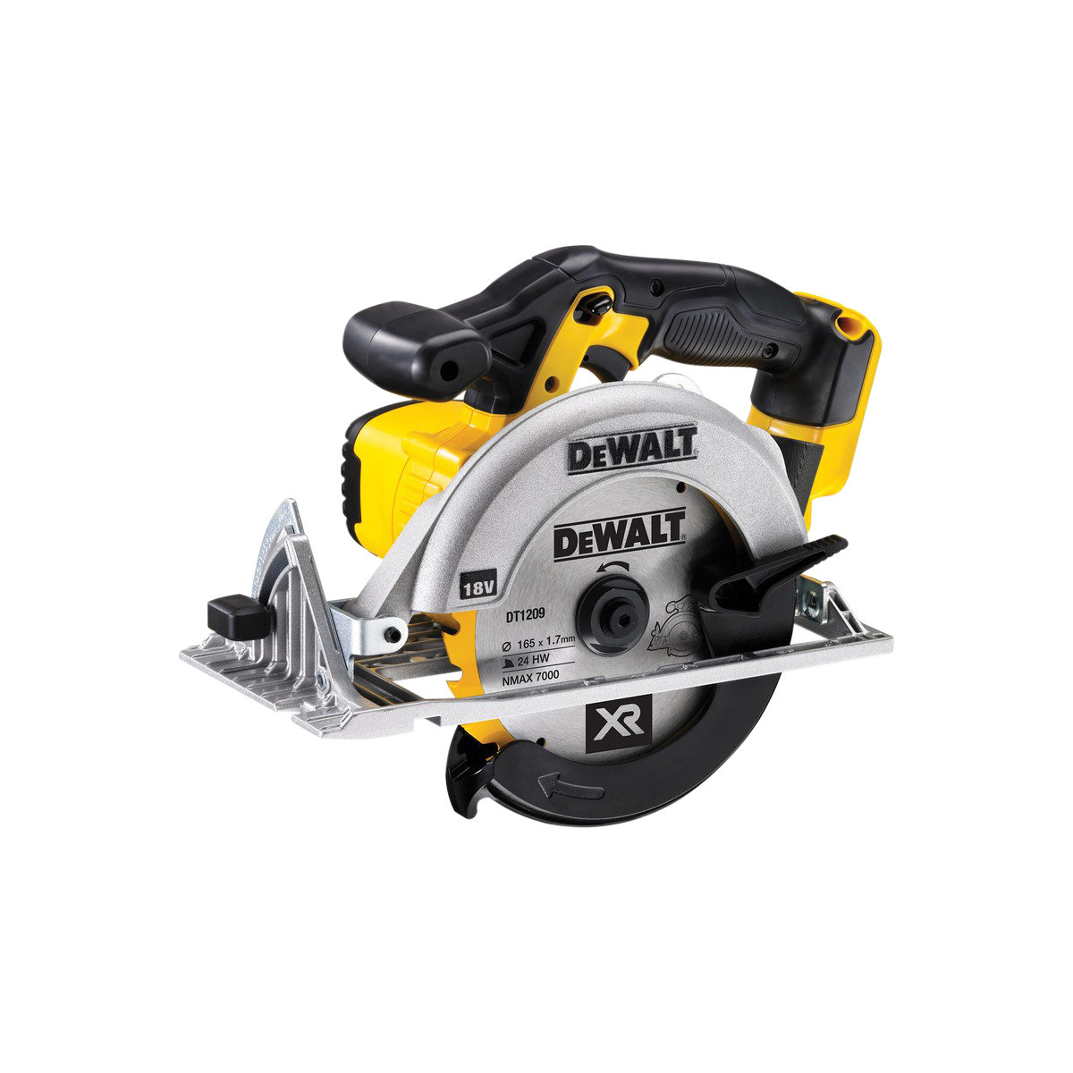 Dewalt เลื่อยวงเดือน 7.1/2" 165 มม. 18V DCS391N-KR