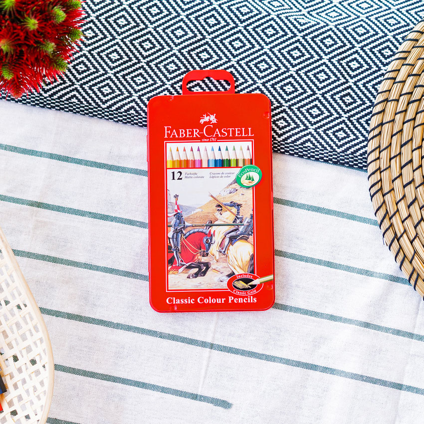 Faber Castell สีไม้อัศวิน กล่องกระดาษ/กล่องเหล็ก รุ่น 12สี 24สี 36สี 48สี
