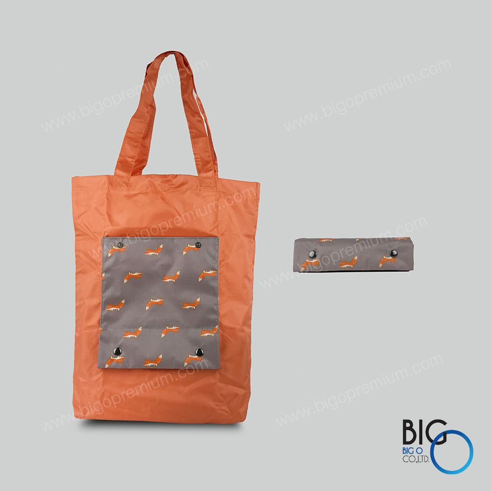 ถุงช้อปปิ้ง ลายสัตว์ (Shopping Folding Bag)