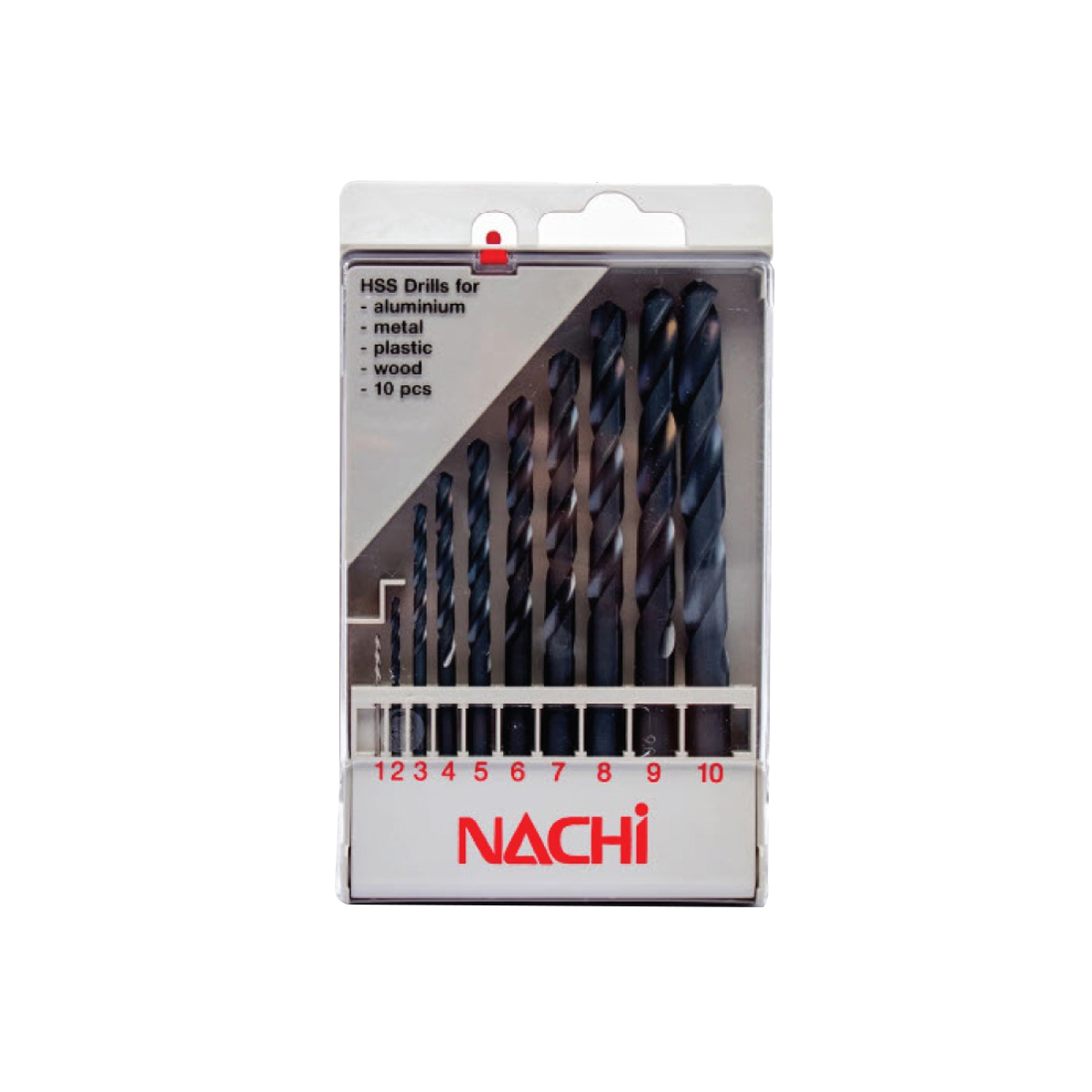NACHI ชุดดอกสว่าน M-04 (1.0-10.0MM. 10ดอก/ชุด)