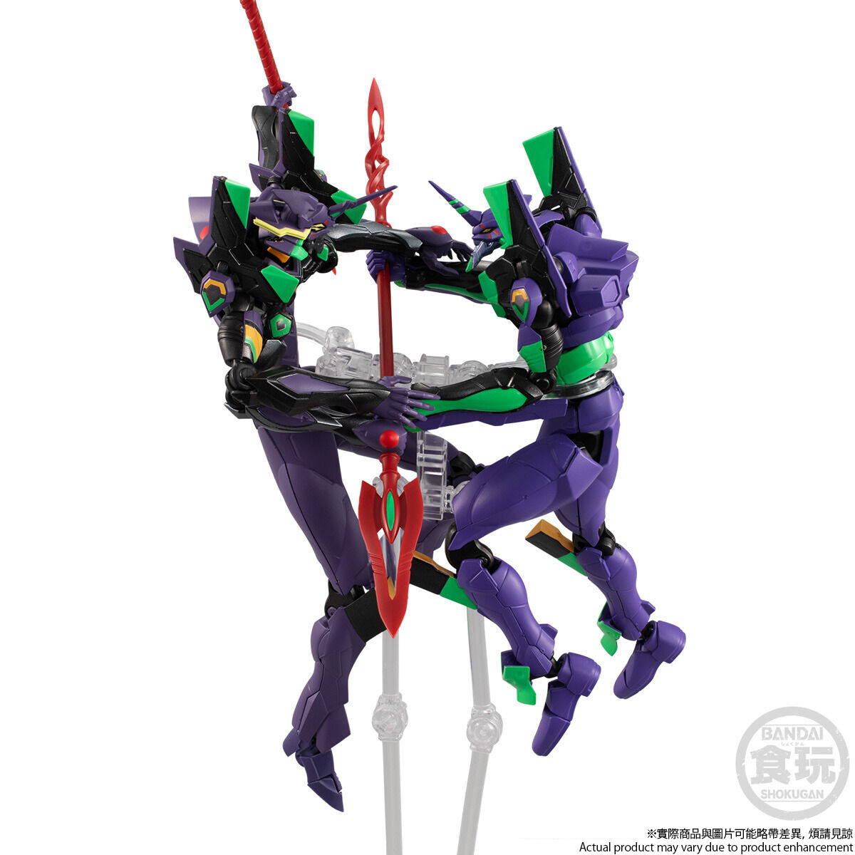 <Preorderปิดรับที่ 4คิว >เปิดรับPreorder มัดจำ 400 บาท P-bandai EVA-FRAME EVANGELION NEW THEATRICAL EDITION: UNIT 01 VS UNIT 13 SET W/O GUM