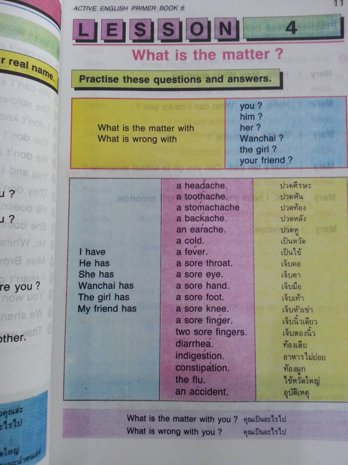 Active English Primer 6(New Edition) และแบบฝึกหัด